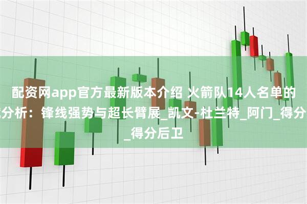 配资网app官方最新版本介绍 火箭队14人名单的天赋分析:锋线强势与超长臂展_凯文-杜兰特_阿门_得分后卫