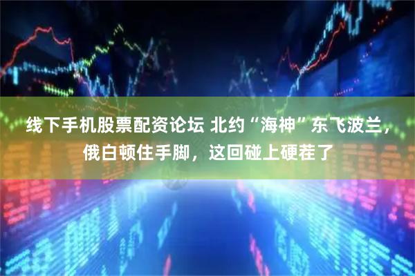 线下手机股票配资论坛 北约“海神”东飞波兰，俄白顿住手脚，这回碰上硬茬了